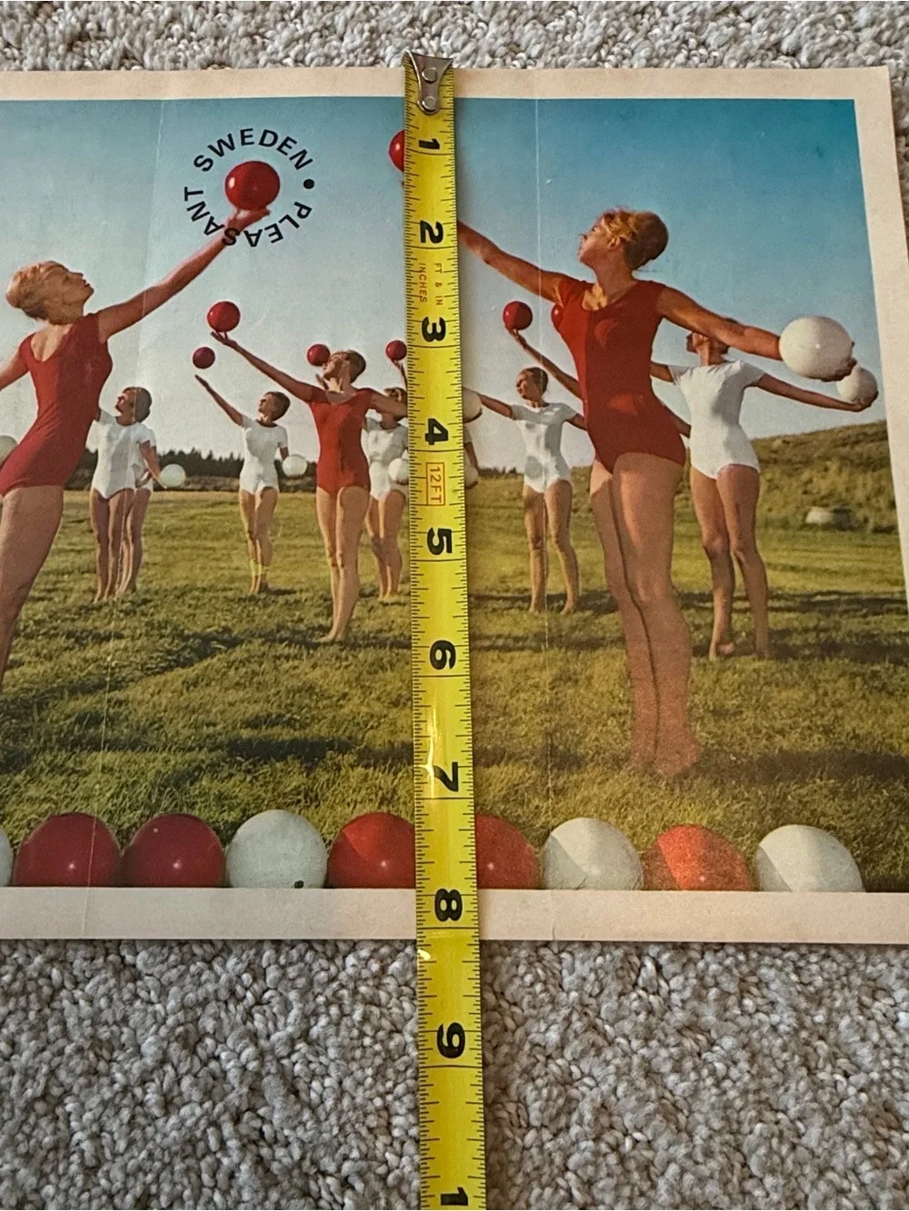 1965 Swedish Sweden Travel Tourism Brochure Womens Rhythmic Gymnastics Team